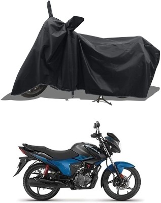 AASHTIK MART Two Wheeler Cover for Hero(Glamour FI, Black)