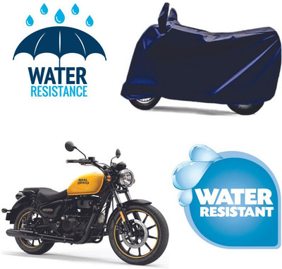 RTS COLLECTIONS Waterproof Two Wheeler Cover for Royal Enfield(Meteor, Blue)