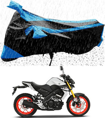 Mdstar Waterproof Two Wheeler Cover for Yamaha(MT-15, Blue, Black)