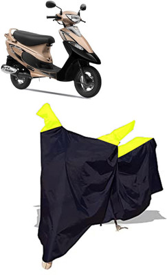 Amexride Two Wheeler Cover for TVS(Pep Plus BS6, Multicolor)