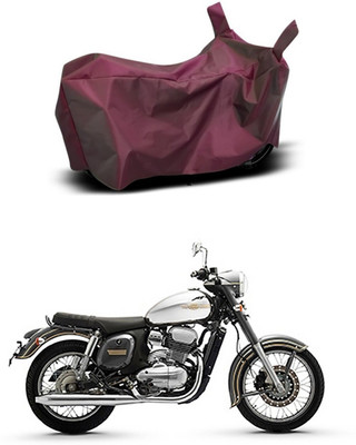 MMSSTAR Waterproof Two Wheeler Cover for JAWA(Standardv, Maroon)
