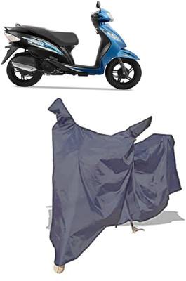 Amexride Two Wheeler Cover for TVS(Wego BS6, Grey)