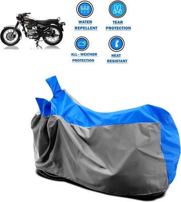 CODOKI Waterproof Two Wheeler Cover for Royal Enfield(Electra 4S, Grey)