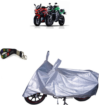 UKIGAL Waterproof Two Wheeler Cover for Universal For Bike(BS6, Silver)