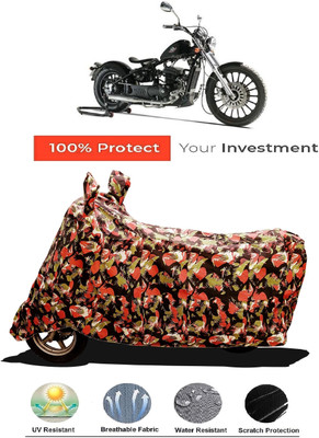 Amexride Two Wheeler Cover for Royal Enfield(Bobber 350, Multicolor)