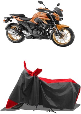 SUGASHRI Waterproof Two Wheeler Cover for Yamaha(FZS 25, Red, Black)