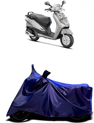 VESMEI Two Wheeler Cover for Hero(Duet VX 110CC BS6, Blue)