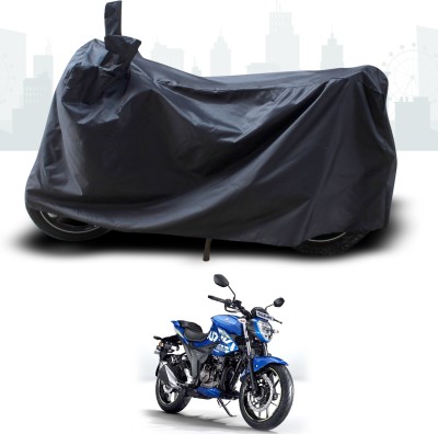 DeepShakshi AUTOMOTIVE Two Wheeler Cover for Suzuki(Gixxer 250, Black)