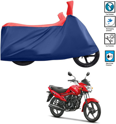 PAGORA Waterproof Two Wheeler Cover for Suzuki(Hayate, Red)