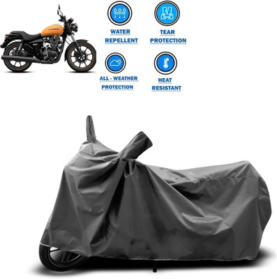 DeepShakshi AUTOMOTIVE Two Wheeler Cover for Royal Enfield(Thunderbird 500, Grey)