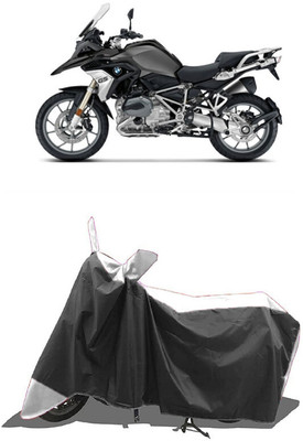 SUGASHRI Waterproof Two Wheeler Cover for BMW(R 1200 GS, White, Black)