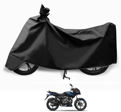 Auto Hub Two Wheeler Cover for Bajaj(Pulsar 125, Black)
