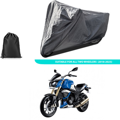 PAGORA Two Wheeler Cover for Mahindra(MOJO XT 300, Grey)
