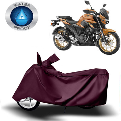 DeepShakshi AUTOMOTIVE Waterproof Two Wheeler Cover for Yamaha(FZ 25, Maroon)