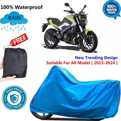 OliverX Waterproof Two Wheeler Cover for Bajaj(Dominar, Blue)