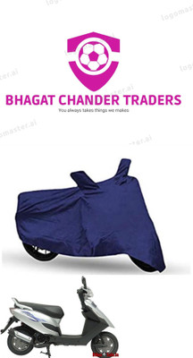 bhagat chander traders Waterproof Two Wheeler Cover for Bajaj(Kristal, Blue)