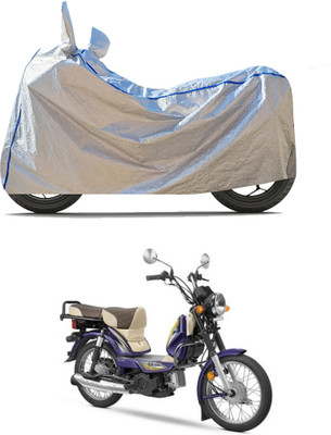 GOSHIV-car and bike accessories Waterproof Two Wheeler Cover for TVS(XL 100 Comfort BS6, Silver)