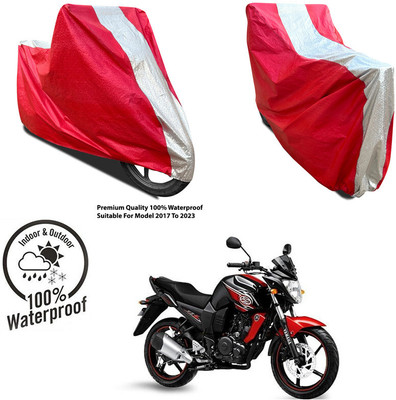 AutoGalaxy Waterproof Two Wheeler Cover for Hero(Silver, Red)