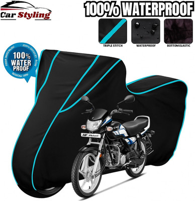 Car Styling Waterproof Two Wheeler Cover for Hero(HF Deluxe, Green)