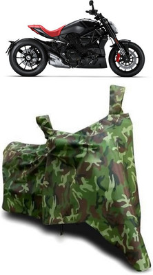 ATBROTHERS Waterproof Two Wheeler Cover for Ducati(XDiavel, Multicolor, Green)