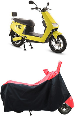 Coxtor Waterproof Two Wheeler Cover for Hero(Electric EDDy, Red)