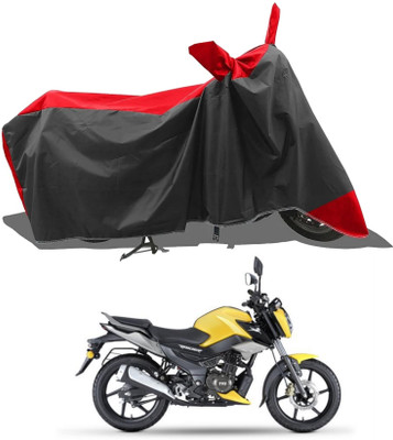 KEDIT Two Wheeler Cover for TVS(Raider, Red)