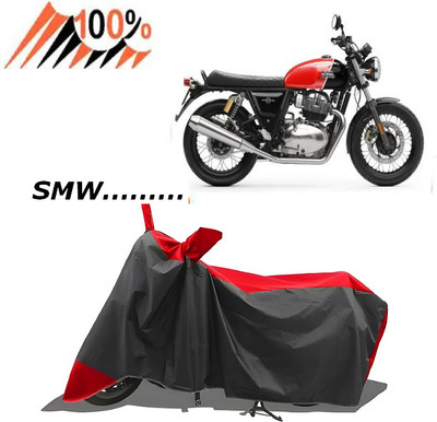 smwzxyu Waterproof Two Wheeler Cover for Royal Enfield(Hunter 350, Red)