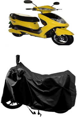 MMSSTAR Waterproof Two Wheeler Cover for Okinawa(R30 electric scooter, Black)