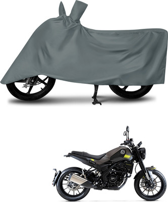 aosis Waterproof Two Wheeler Cover for Benelli(Leoncino 250, Grey)