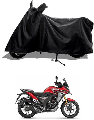 AASHTIK MART Two Wheeler Cover for Honda(CB, Black)