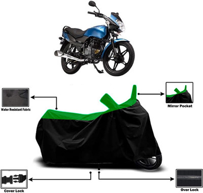 Amexride Two Wheeler Cover for LML(Freedom, Green)