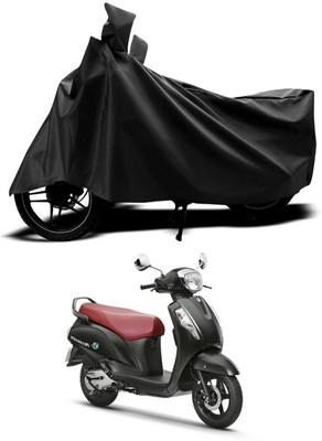 DeepShakshi AUTOMOTIVE Two Wheeler Cover for Suzuki(Access, Black)