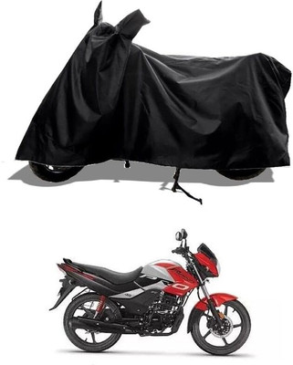 KEDIT Two Wheeler Cover for Hero(Splendor iSmart 110, Black)