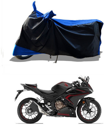 DeepShakshi AUTOMOTIVE Two Wheeler Cover for Honda(CBR500R, Blue)