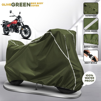 AUTOCAD Waterproof Two Wheeler Cover for Bajaj(Avenger 160 Street, Green)