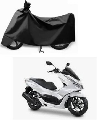 Tritika Waterproof Two Wheeler Cover for Honda(PCX 125, Black)