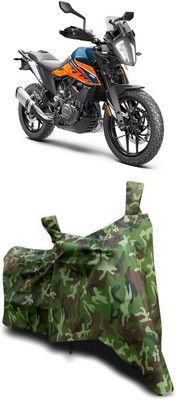 ATBROTHERS Waterproof Two Wheeler Cover for KTM(390 Adventure BS6, Multicolor, Green)