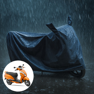 CODOKI Waterproof Two Wheeler Cover for TVS(Jupiter 125, Black)