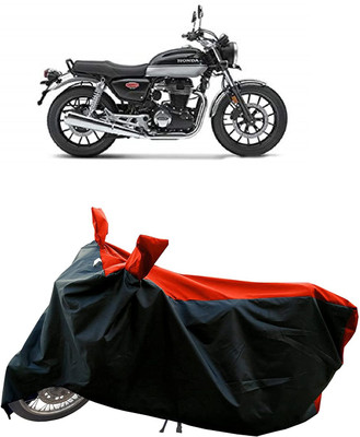 KEDIT Two Wheeler Cover for Honda(Hness CB350, Red, Black)