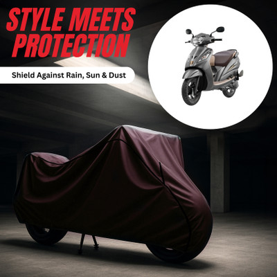 V VINTON Two Wheeler Cover for TVS(Wego, Multicolor)