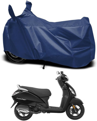 DeepShakshi AUTOMOTIVE Waterproof Two Wheeler Cover for TVS(Jupiter, Blue)