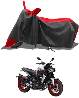 KEDIT Two Wheeler Cover for Yamaha(MT 09 BS6, Red, Black)