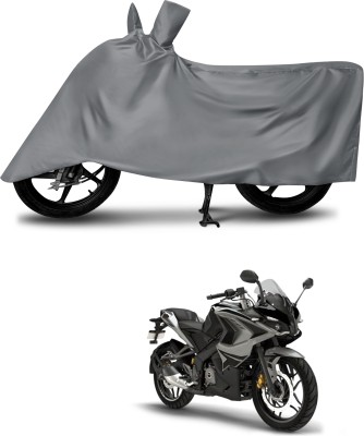 MMSSTAR Waterproof Two Wheeler Cover for Bajaj(Pulsar RS 200, Grey)