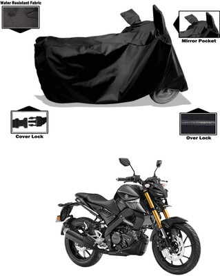PAGORA Waterproof Two Wheeler Cover for Yamaha(MT 15 New BS6, Black)