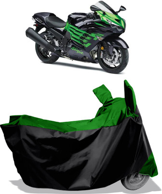 Amexride Two Wheeler Cover for Kawasaki(Ninja ZX 14R BS6, Multicolor)