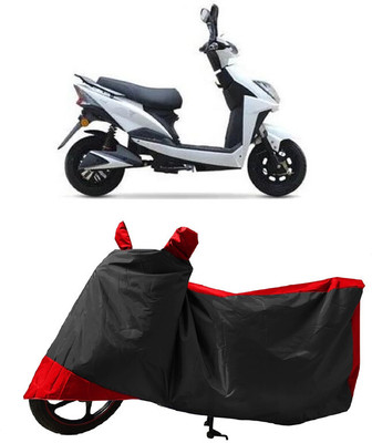 GROFATIK Two Wheeler Cover for Techo Electra(Electra 4S, Red)