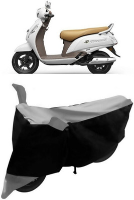 NEXTON Waterproof Two Wheeler Cover for Hero(Access 125, Black, Grey)