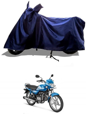 KEDIT Two Wheeler Cover for Hero(HF Deluxe BS6, Blue)