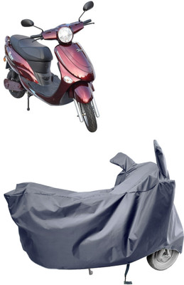 Amexride Two Wheeler Cover for Avon(E Star BS6, Grey)