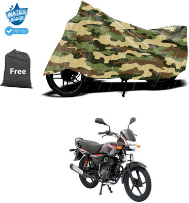 CODOKI Waterproof Two Wheeler Cover for Bajaj(Platina 125, Yellow)